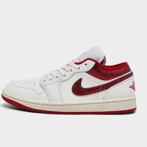 Jordan Women's Sneakers in White and Red